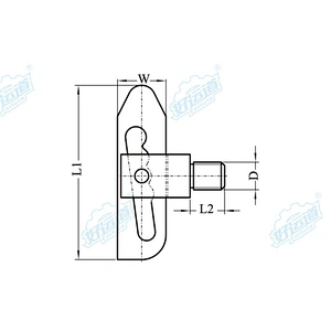 02439 Anti Luce Fasteners for truck trailer body parts spring bolt