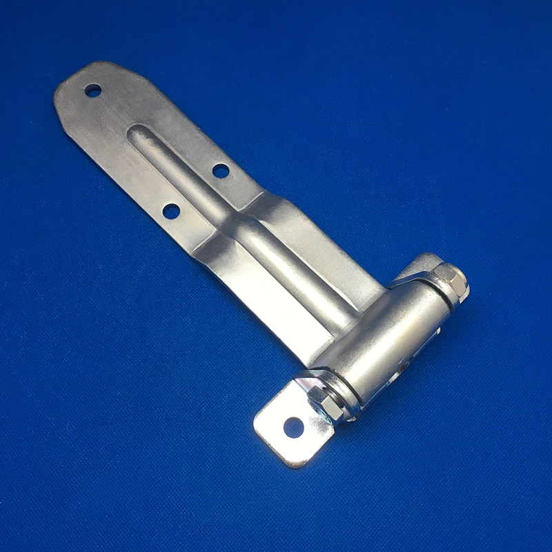Truck trailer body ramp door hinge