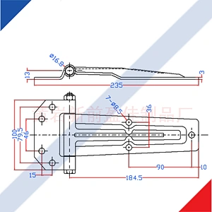 Refrigerated Truck Freeze Truck Door Hinge, Truck Parts