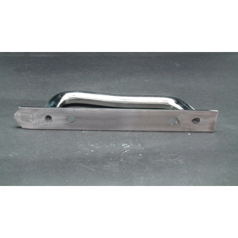 Round tubular stainless steel cargo trailer grab handle 02500