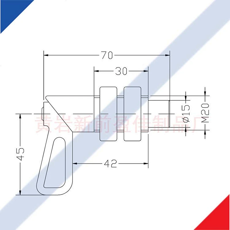 02408 trailer side board spring bolt locking pin