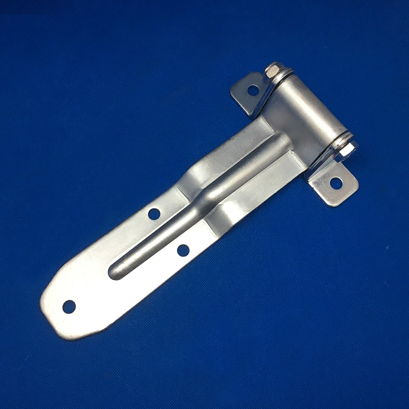 Truck trailer body ramp door hinge