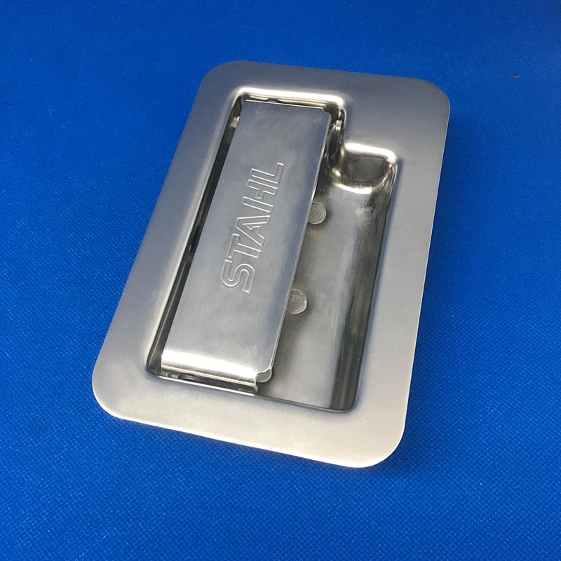 Travel trailer lock chrome paddle latch with no key 03095