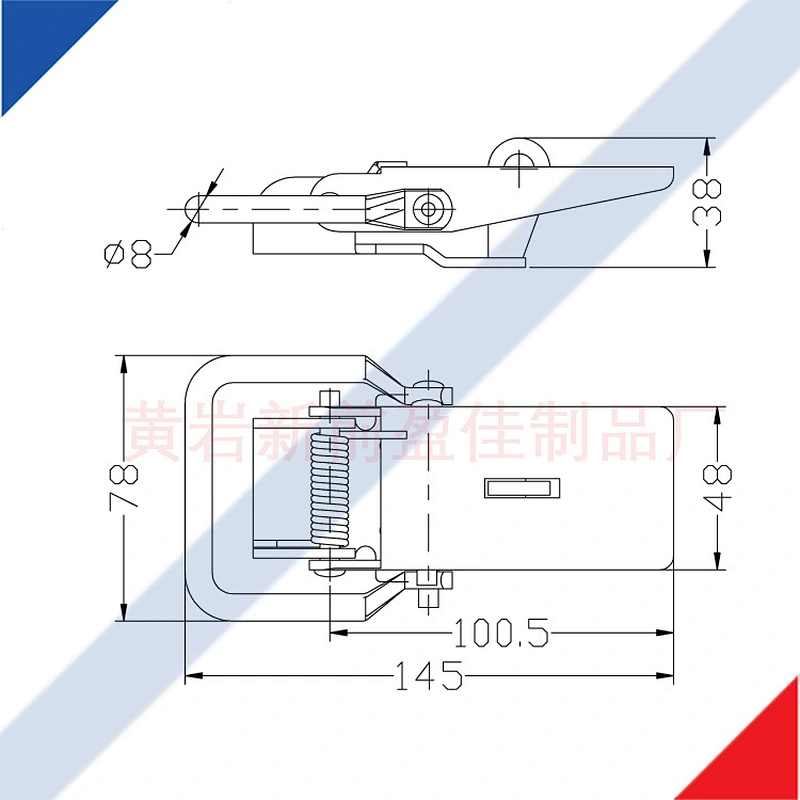 03201 Truck steel zinc plated fastener