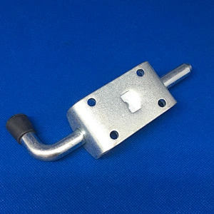 Trailer spring loaded bolt fastener