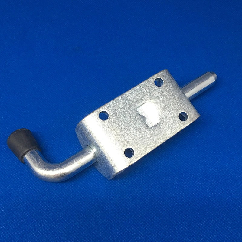 Trailer spring loaded bolt fastener