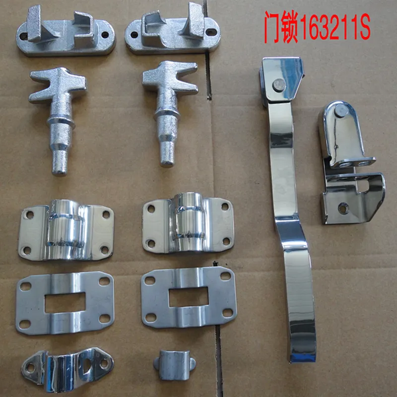 Stainless steel heavy duty refrigerated truck door lock