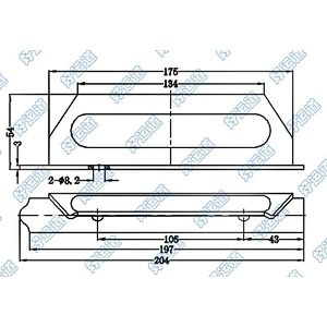 02501 Truck door retainer grab handles