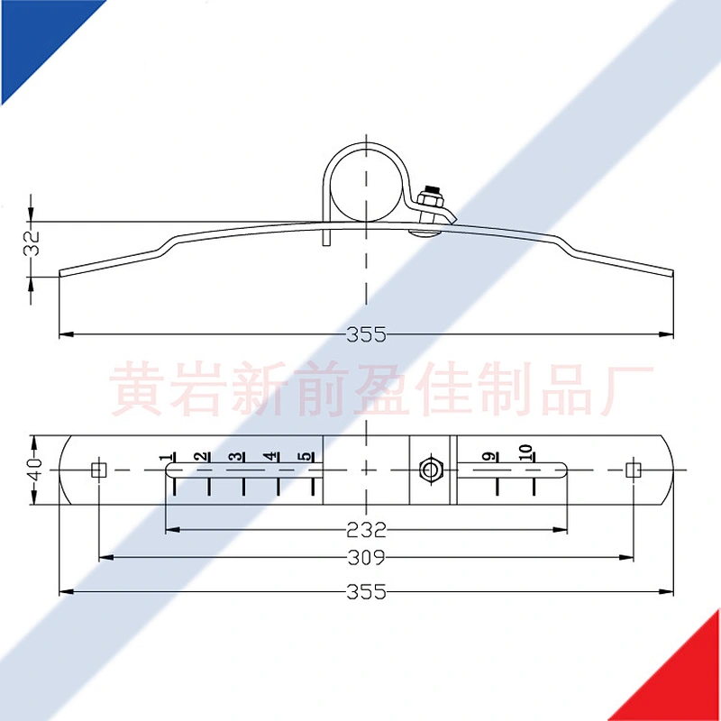 Flap mounting bracket for truck body parts 08500