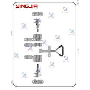 Van accessories spin lock milk truck rear door lock rod of automobile logistics lock