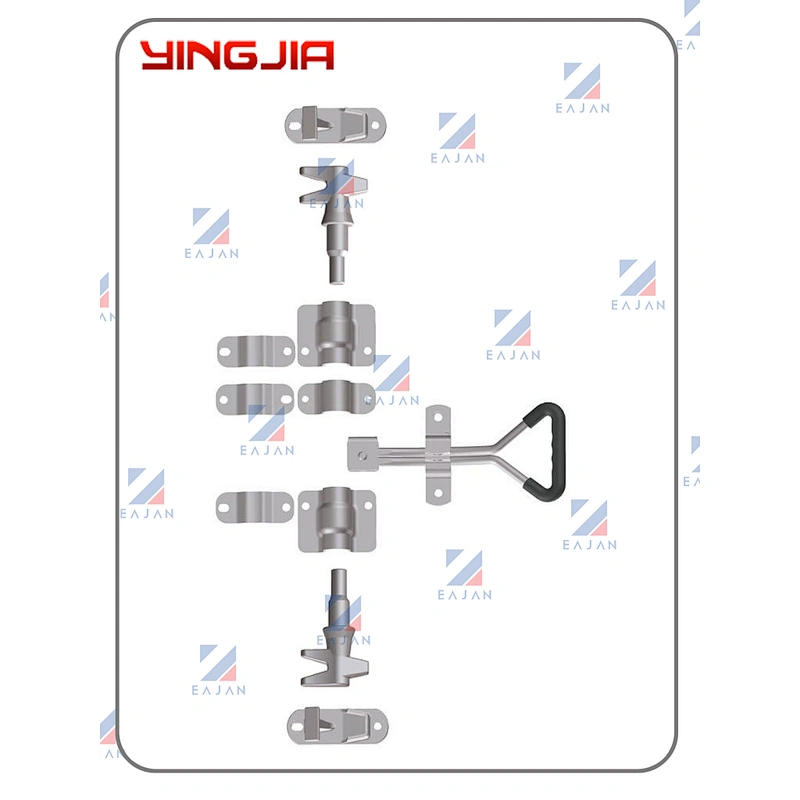 Van accessories spin lock milk truck rear door lock rod of automobile logistics lock