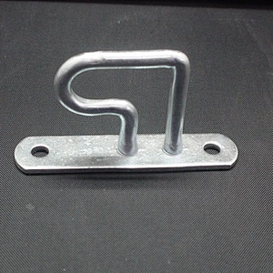 Carbon steel offset lashing ring for truck body fitting