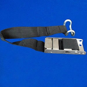 Heavy Duty Ratchet Tie Down Strap with Hooks, Buckle with double nails