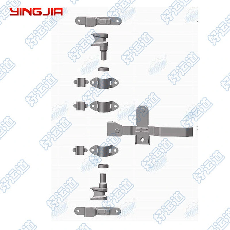 Galvanized Steel Side Board trailer locks