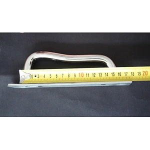 Round tubular stainless steel cargo trailer grab handle 02500