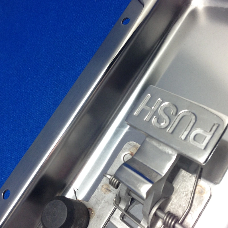 Truck cold room parts container recessed door lock