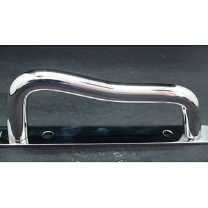 Round tubular stainless steel cargo trailer grab handle 02500