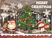 fashion christmas window sticker