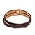 adjustable size leather bracelet