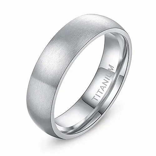titanium men's ring