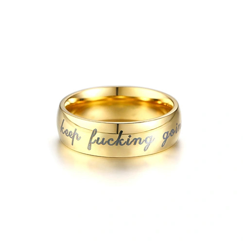men stainless steel wedding ring