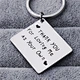 316L stainless steel key ring