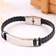 High Quality Genuine Leather Bracelet Stainless Steel