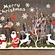 fashion christmas window sticker