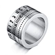 steel men's ring