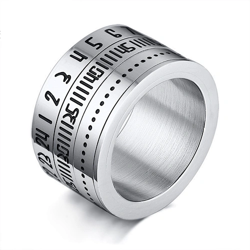 steel men's ring