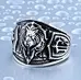 Alternative lion signet ring