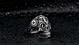  carving  stainless steel  skull ring men