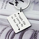 316L stainless steel key ring