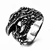 animal head men's ring  gold