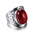 White Green Gemstone  Women Bella Ring
