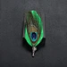 Peacock Feather Brooch