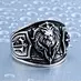 Alternative lion signet ring