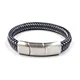 leather bracelet with magnetic closure