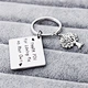 316L stainless steel key ring