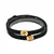 adjustable size leather bracelet