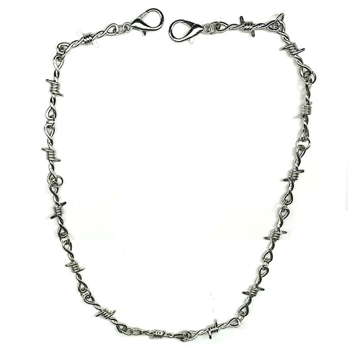 2019 New Multi-Purpose Thorns Bramble Chain Instagram Design Punk Pants Chain Thorn Necklace Manufacturers