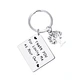 316L stainless steel key ring