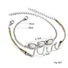 shell ankle bracelet
