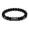 Black Agate Beads Bracelet