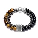 Stainless Steel Beaded Bracelet
