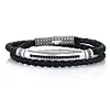 mens simple leather bracelet
