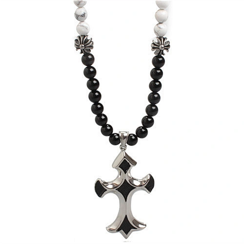 engraved cross pendant necklace