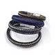 leather bracelet with magnetic closure