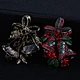 Handmade Christmas Brooches