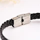 High Quality Genuine Leather Bracelet Stainless Steel